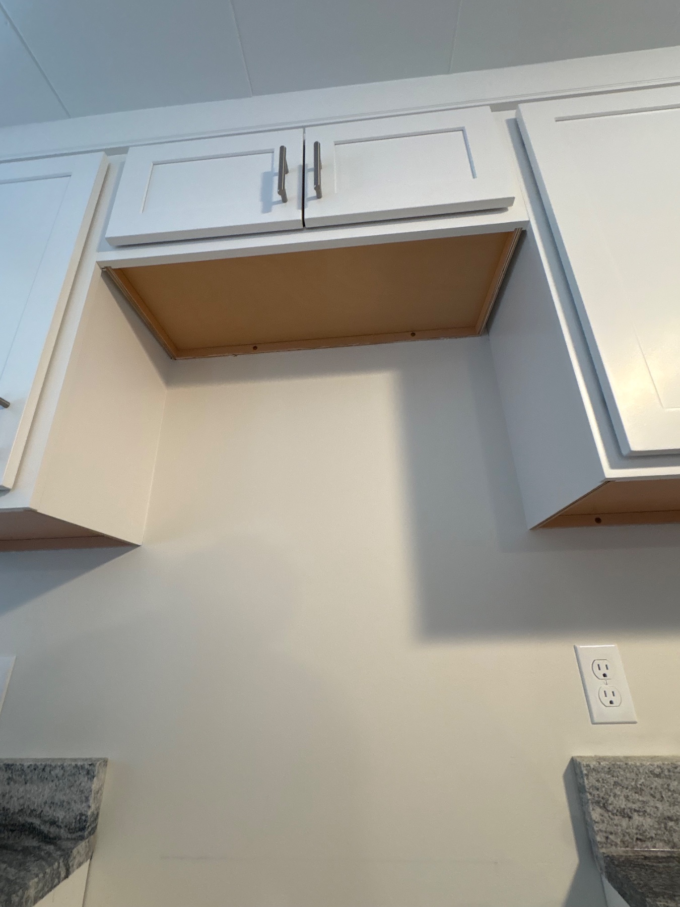 Microwave slot pre-installation.