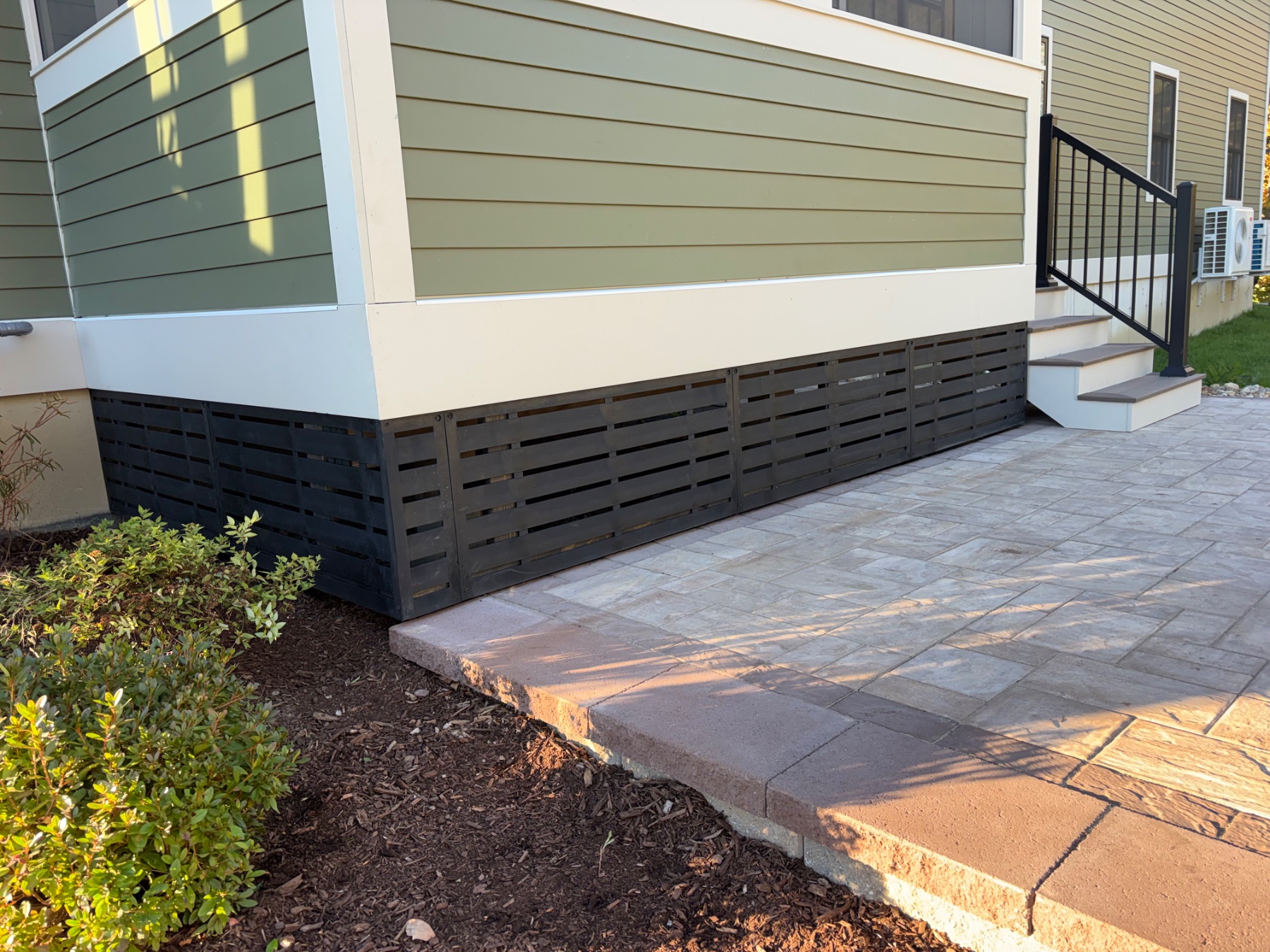 Completed side deck.