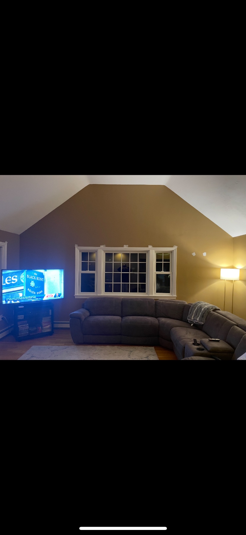 Rear of room before project.
