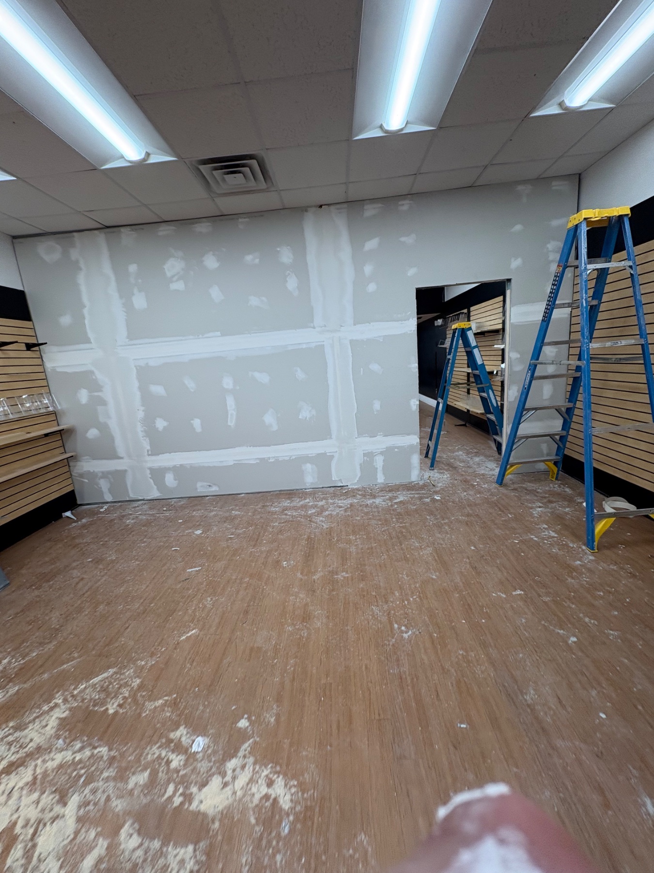 Drywall finish work