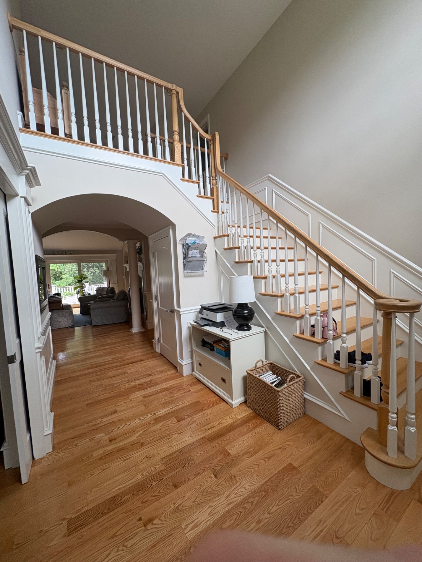 Stairs before.